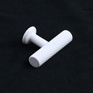 Doruk Beyaz Metal Kulp Düğme Çekmece Mutfak Mobilya Dolabı Dolap Kapak Kulpu Kulbu Kulpları Beyaz