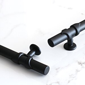 Maça Siyah Metal Kulp 320 Mm - 32 Cm Mobilya Mutfak Çekmece Dolabı Dolap Kulpları Kulbu Kulpu Siyah