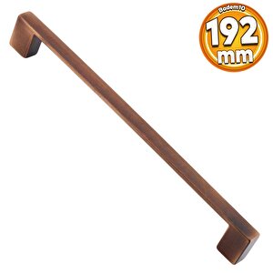 Kale Kulp Metal 192 Mm Eskitme Antik Bakır Mobilya Mutfak Çekmece Kapak Dolap Kulpu Kulbu Kulpları