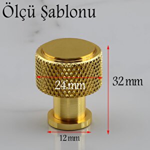 Taç Küçük Düğme Metal Kulp Gold Altın Çekmece Mobilya Mutfak Dolabı Dolap Kulpu Kulbu Kulpları