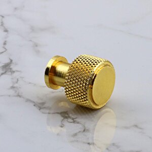 Taç Küçük Düğme Metal Kulp Gold Altın Çekmece Mobilya Mutfak Dolabı Dolap Kulpu Kulbu Kulpları