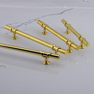 Maça Gold Metal Kulp 128 Mm -12.8 Cm Mobilya Çekmece Mutfak Dolabı Dolap Kulpları Kulbu Kulpu Altın