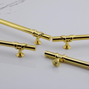 Maça Gold Metal Kulp 128 Mm -12.8 Cm Mobilya Çekmece Mutfak Dolabı Dolap Kulpları Kulbu Kulpu Altın