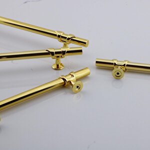 Maça Gold Metal Kulp 128 Mm -12.8 Cm Mobilya Çekmece Mutfak Dolabı Dolap Kulpları Kulbu Kulpu Altın