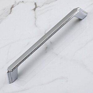 Gökçe Krom Metal Kulp 160 Mm -16 Cm Mobilya Çekmece Mutfak Dolabı Dolap Kulpları Kulbu Kulpu Krom