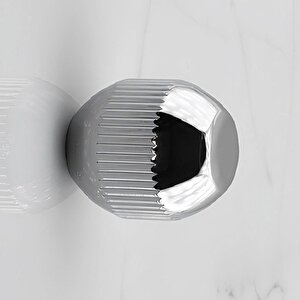 Topuz Düğme Çizgili Metal Kulp Krom Çekmece Mobilya Mutfak Dolabı Dolap Kulpu Kulbu Kulpları