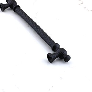 Burma Siyah Metal Kulp 224 Mm - 22.4 Cm Mobilya Çekmece Mutfak Dolabı Dolap Kulpları Kulbu Kulpu