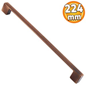 Kale Kulp Metal 224 Mm Eskitme Antik Bakır Mobilya Mutfak Çekmece Kapak Dolap Kulpu Kulbu Kulpları