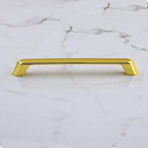 Gökçe Altın Metal Kulp 160 Mm -16 Cm Mobilya Çekmece Mutfak Dolabı Dolap Kulpları Kulbu Kulpu Gold