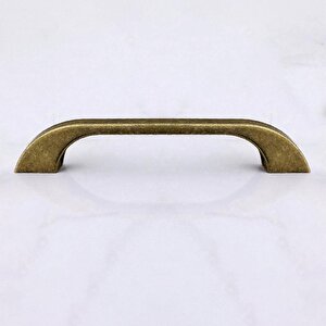 Meriç 128 Mm - 12.8 Cm Eskitme Antik Sarı Metal Mobilya Mutfak Dolabı Dolap Kulpu Kulbu Kulpları