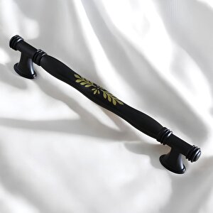 Sardis Gerçek Porselen Mat Siyah 192 Mm Mobilya Mutfak Kulp Çekmece Dolap Kulplar Kulpu Kulbu