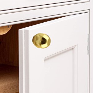 Topuz Düğme Çizgili Metal Kulp Gold Altın Çekmece Mobilya Mutfak Dolabı Dolap Kulpu Kulbu Kulpları