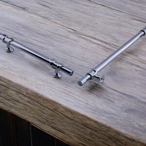 Maça Metal Kulp 192 Mm -19.2 Cm Krom Renk Mobilya Çekmece Mutfak Dolabı Dolap Kulpları Kulbu Kulpu
