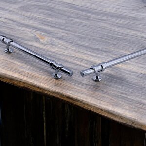 Maça Metal Kulp 192 Mm -19.2 Cm Krom Renk Mobilya Çekmece Mutfak Dolabı Dolap Kulpları Kulbu Kulpu