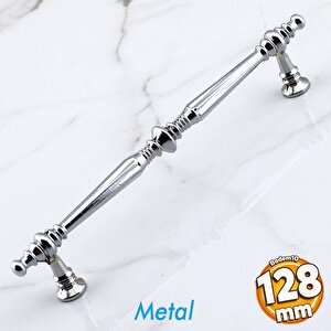 Muse Krom Metal Kulp 128 Mm - 12.8 Cm Mobilya Çekmece Mutfak Dolabı Dolap Kulpları Kulbu Kulpu Krom