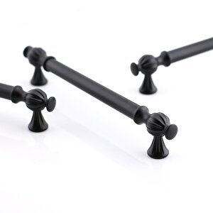 Çınar 256 Mm Siyah Mobilya Çekmece Mutfak Metal Dolabı Kulp Dolap Kapak Kulpu Kulpları Kulbu 256 Mm