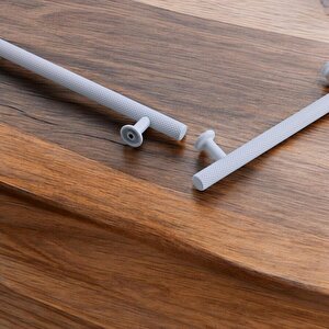 Doruk Beyaz Metal Kulp 224 Mm - 22.4 Cm Mobilya Çekmece Mutfak Dolabı Dolap Kulpları Kulbu Kulpu