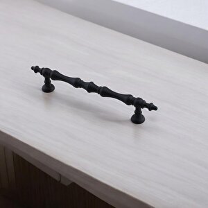 Nilay Siyah Metal Kulp 128 Mm - 12.8 Cm Mobilya Çekmece Mutfak Dolabı Dolap Kulpları Kulbu Kulpu