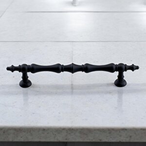 Nilay Siyah Metal Kulp 128 Mm - 12.8 Cm Mobilya Çekmece Mutfak Dolabı Dolap Kulpları Kulbu Kulpu