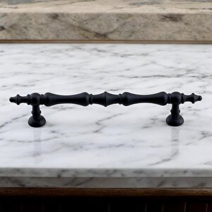 Nilay Siyah Metal Kulp 128 Mm - 12.8 Cm Mobilya Çekmece Mutfak Dolabı Dolap Kulpları Kulbu Kulpu