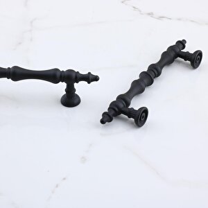 Nilay Siyah Metal Kulp 128 Mm - 12.8 Cm Mobilya Çekmece Mutfak Dolabı Dolap Kulpları Kulbu Kulpu