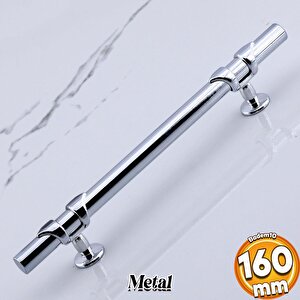 Maça Metal Kulp 160 Mm -16 Cm Krom Renk Mobilya Çekmece Mutfak Dolabı Dolap Kulpları Kulbu Kulpu