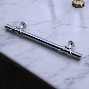Maça Metal Kulp 160 Mm -16 Cm Krom Renk Mobilya Çekmece Mutfak Dolabı Dolap Kulpları Kulbu Kulpu