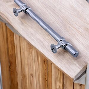 Maça Metal Kulp 160 Mm -16 Cm Krom Renk Mobilya Çekmece Mutfak Dolabı Dolap Kulpları Kulbu Kulpu