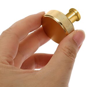 Taç Büyük Düğme Metal Kulp Gold Altın Çekmece Mobilya Mutfak Dolabı Dolap Kulpu Kulbu Kulpları
