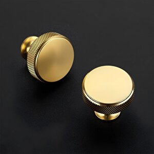 Taç Büyük Düğme Metal Kulp Gold Altın Çekmece Mobilya Mutfak Dolabı Dolap Kulpu Kulbu Kulpları