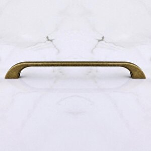 Meriç 224 Mm - 22.4 Cm Eskitme Antik Sarı Metal Mobilya Mutfak Dolabı Dolap Kulpu Kulbu Kulpları