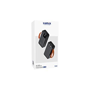 30.000 Mah 22,5w Kendinden Kablolu Taşınabilir Powerbank Siyah Pb-60