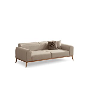 AK SOFA Odessa Koltuk  Sütlü Kahve 3+3