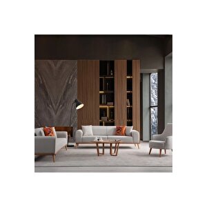 AK SOFA Odessa Koltuk Takimi Bej Renk 3+3+1