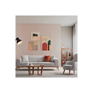 AK SOFA Odessa Koltuk Takimi Bej Renk 3+3+1