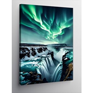 Kanvas Tablo Kuzey Işıkları 100x140 cm