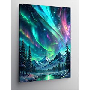 Kanvas Tablo Kuzey Işıkları 50x70 cm