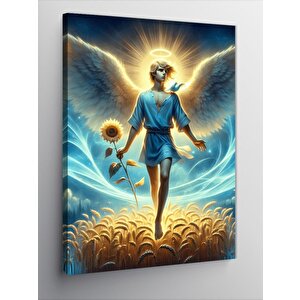 Kanvas Tablo Mavi Işıkta Çocuk 50x70 cm