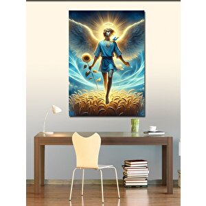 Kanvas Tablo Mavi Işıkta Çocuk 50x70 cm