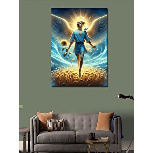 Kanvas Tablo Mavi Işıkta Çocuk 50x70 cm