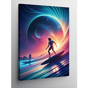 Kanvas Tablo Sörf Yapan Adam 100x140 cm