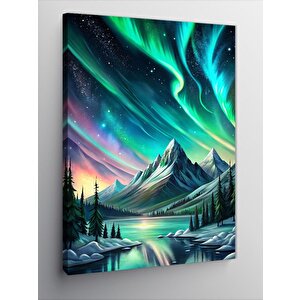 Kanvas Tablo Kuzey Işıkları 70x100 cm