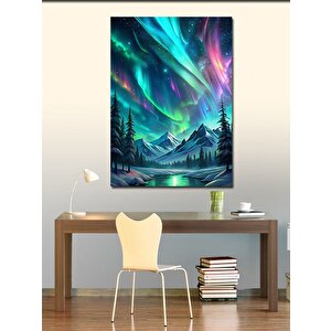 Kanvas Tablo Kuzey Işıkları 100x140 cm