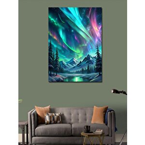 Kanvas Tablo Kuzey Işıkları 100x140 cm