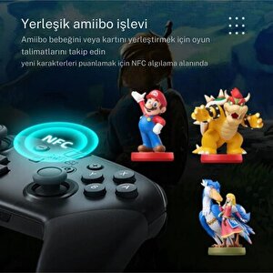Nintendo Switch Pro Controller Splatoon 3 Edition Kablosuz Oyun Kolu Pc Uyumlu