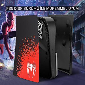 Ps5 Cd Sürüm Uyumlu - Spider - Man 2 Desenli Konsol Faceplate Shell Covers Kapakları