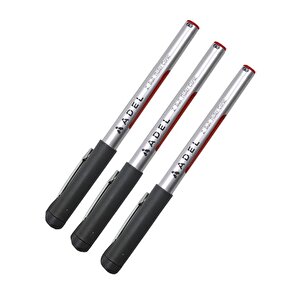 Z Ball Konik Roller Kalem Kırmızı 3 Adet
