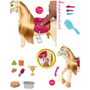 Barbie Gizemleri Büyük At Kovalamacası Dans Ve Gösteri Atı Hxj42