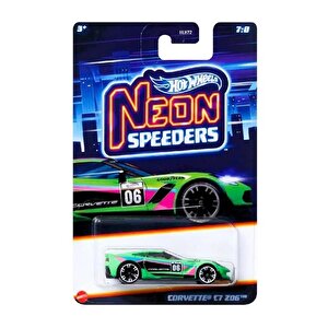 Hot Wheels Neon Yarış Arabası Corvette C7 Z06 Hrw81