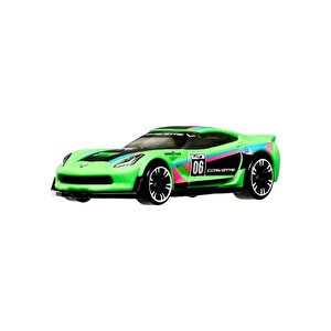 Hot Wheels Neon Yarış Arabası Corvette C7 Z06 Hrw81